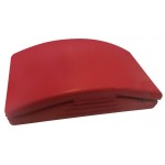 Tampon en caoutchouc – SB001-102x67x20 – Caoutchouc rouge rigide-uni-GEN