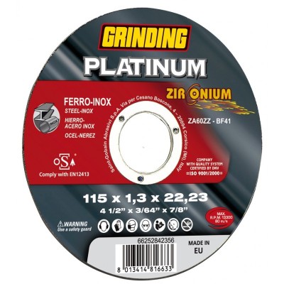PLATINUM ZIRCONIUM - 125 x 1