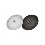 PLATORELLI PER DISCHI IN FIBRA E DISCHI SEMIFLESSIBILI (attacco M14) - 125 - Hard (bianco)