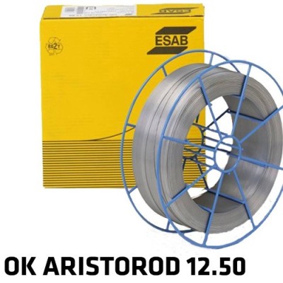 ESAB OK ARISTOROD 12.63 DIAM. 0,8  SG3 FILO MIG MAG PER ACCIAI AL CARBONIO NON RAMATO BOBINA KG.15