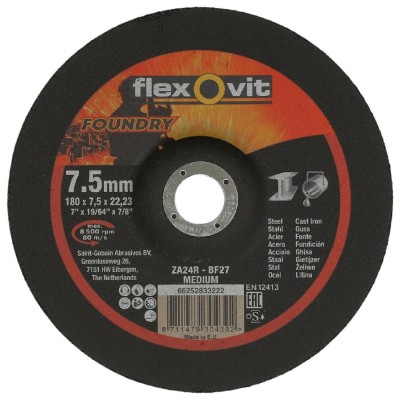 Flexovit 27-230X7.5X22.2-ZA24R