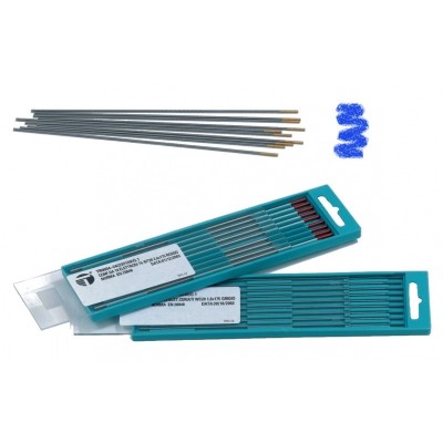 PACKUNG MIT 10 ELEKTRODEN LA WL20 4.0X175 BLAU LANTANIERT